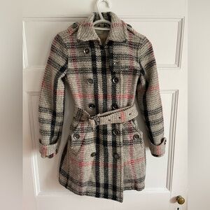 Burberry | Nova Check Double Breasted Wool Coat